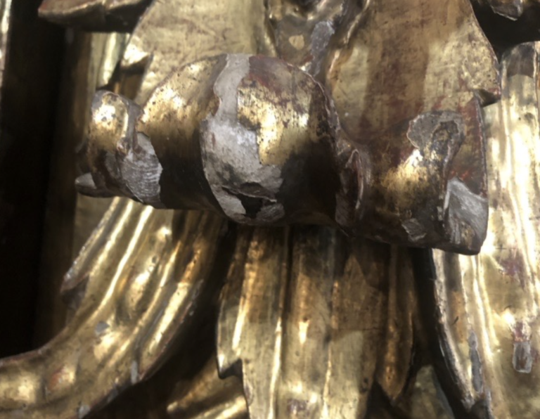 Detalle de la restauración del Altar Mayor (Videos)
